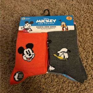 Disney Mickey and Friends Colorful Crew Socks Set